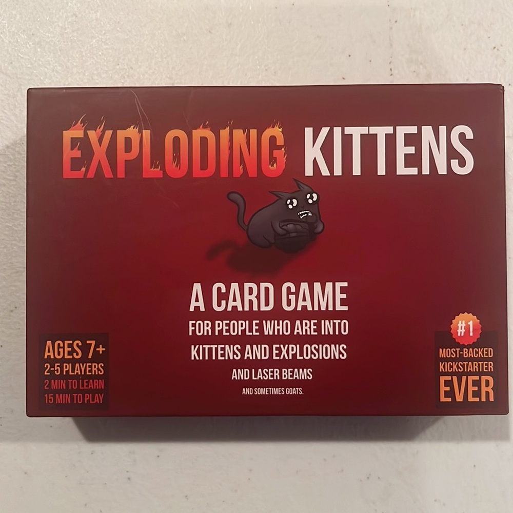 Exploding kittens game. Never used. - Picture 4 of 5